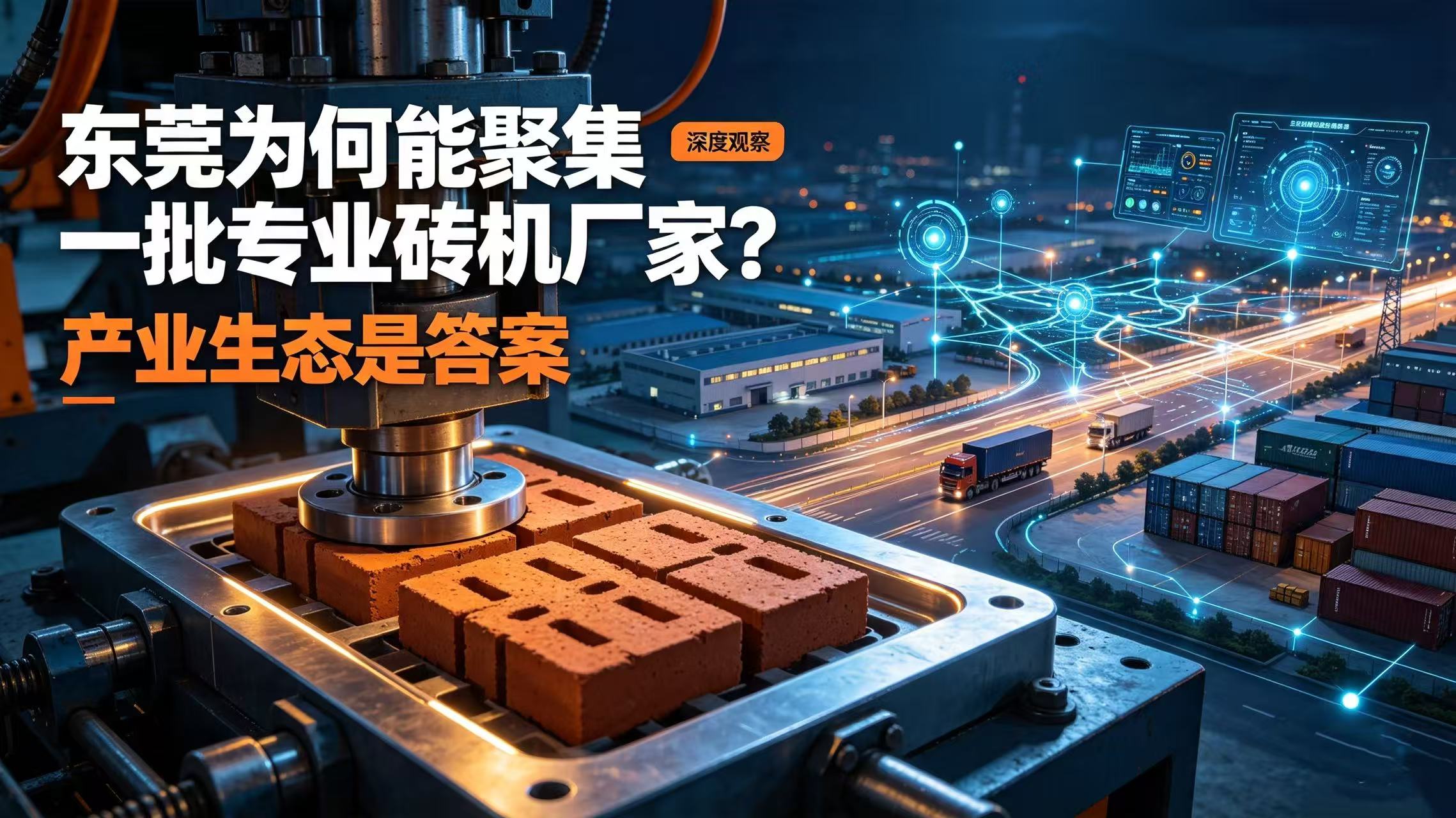 东莞为何能聚集一批专业砖机厂家？产业生态是答案