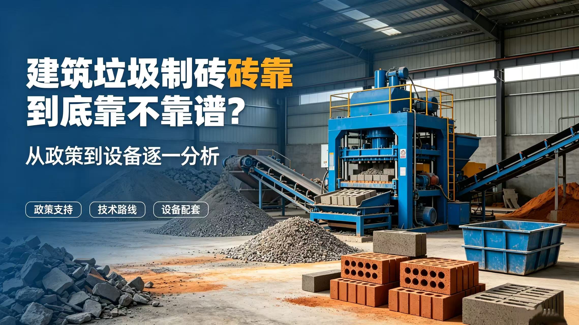 建筑垃圾制砖到底靠不靠谱？