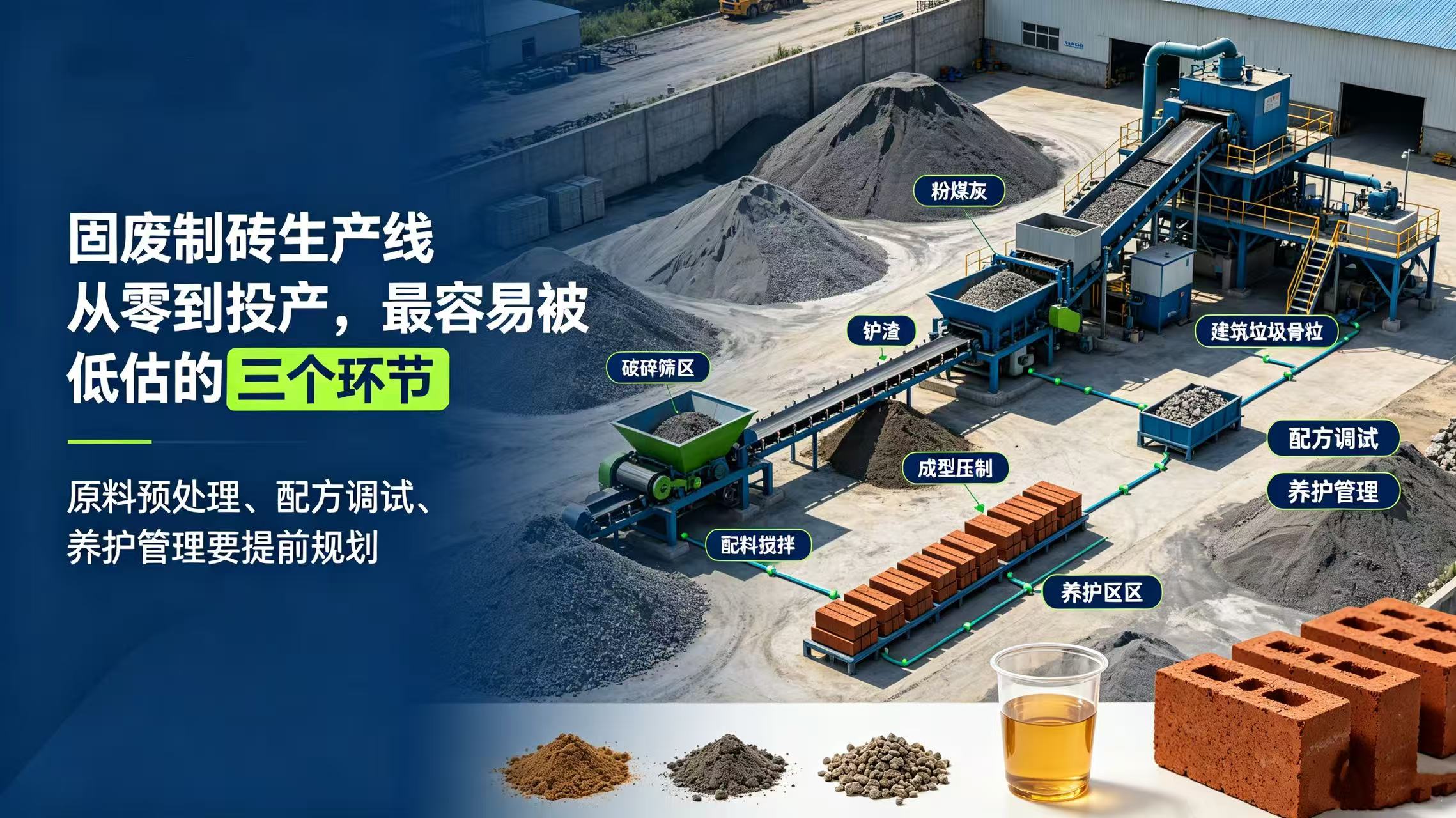 固废制砖生产线从零到投产，最容易被低估的三个环节